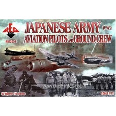 Red Box Japanese Army Aviation Pilots and Ground Crew 1/72