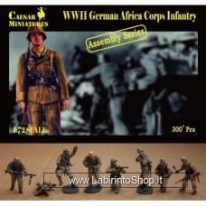 Caesar 7713 WWII German Afrika Korps Infantry Assembly Series 1/72