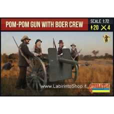 Strelets Pom-pom Gun With Boer Crew 1/72