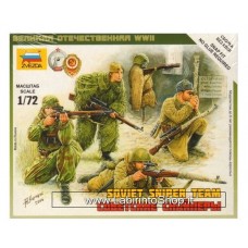 ZVEZDA Soviet Sniper Team 1/72