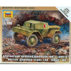 ZVEZDA British Scout Armored Car Mk 1 Dingo 1/100