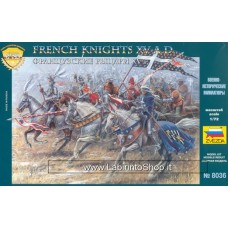Zvezda -  8036 French Knights XV A.D. - 1/72