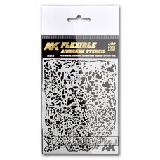 Ak Interactive Ak 9079 Flexible Airbrush Stencil 1/20 - 1/24 - 1/35