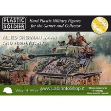 Plastic Soldier Co: 1/100 Allied Sherman M4A4 And Firefly Tank