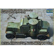 MasterBox 72002 1/72 Commemorating the 100th Anniversary of World War One (1914-1918) British Armoured Car Austin MK IV WWI Era