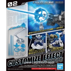 Customize Effect (Gunfire Image Ver.) [Blue] (Plastic model)