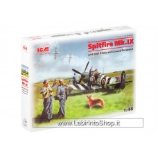 ICM 48801 WWII Spitfire Mk.IX and Ground Personnel 1/48