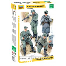 ZVEZDA 1/35 German Halftrack Crew WWII