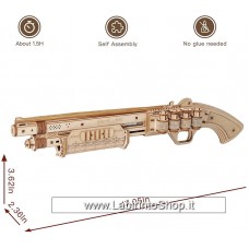 Robotime Terminator M870 Shotgun Wood Model Kit 