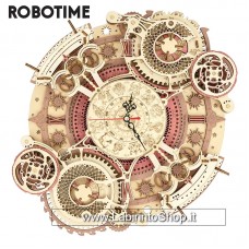 Robotime Time Art Zodiac Wall Clock Wood Model Kit