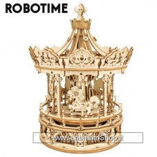 Robotime Mechanical Music Box Wood Model Kit