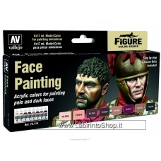 Vallejo Model Color Set - Figure Color Series - Face Painting 70.119