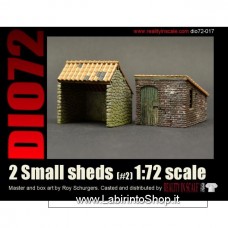 Reality In Scale - 72017 - 1/72 - 2 Small Sheds 