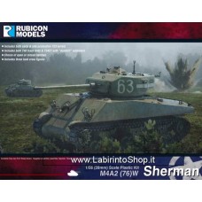 Rubicon Models 1/56 28mm Plastic Model Kit M4A2 76w Sherman