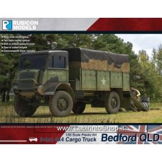 Rubicon Models 1/56 28mm Plastic Model Kit 3-ton 4x4 Cargo Truck Bedford QLD