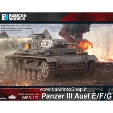 Rubicon Models 1/56 28mm Plastic Model Kit Panzer III Ausf E F G