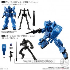 Bandai Mobile Suit Gundam G Frame  Armour Set + Frame 14 RX-79BD Blue Destiny Unit 1 Armour (Plastic model)
