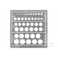 Tamiya Modeling Template Round 1-12.50mm
