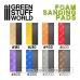 Green Stuff World Foam Sanding Pads - COARSE GRIT ASSORTMENT x20