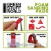 Green Stuff World Foam Sanding Pads - COARSE GRIT ASSORTMENT x20