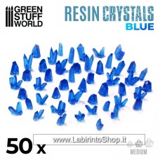 Green Stuff World BLUE Resin Crystals - Medium
