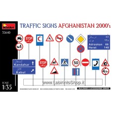 Miniart - 35640 - 1/35 Traffic Signs Afghanistan 2000's Plastic Model Kit