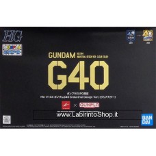 Bandai High Grade HG 1/144 Gundam G40 Industrial Design Ver. Clear Color Gundam Model Kit