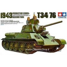 Tamiya 1:35 35059 Russian Tank 1943 T34/76 Production Model 1/35 Scale Kit