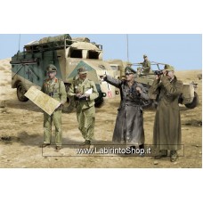 Dragon 1/35 6723 North Africa 1942 Rommel And Staff