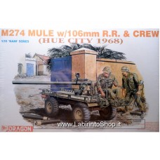 Dragon 1/35 Nam Series 3315 M274 Mule W/106mm R.R. and Crew