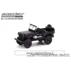 Greenlight - 1/64 - Black Bandit - 1942 Willy's Jeep