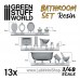 Green Stuff World Resin Set Toilet and WC