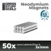 Neodymium Magnets 3x1mm - 50 units (N35)
