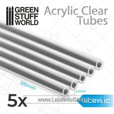 Green Stuff World Acrylic Clear Tubes 5 mm