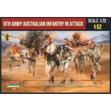 Strelets 1/72 M155 8Th Army Australian Infantry in Attack