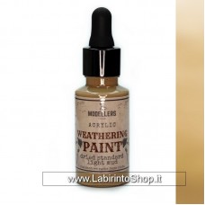 Modellers World 30ML Weathering Paint Dried Standard Light Mud