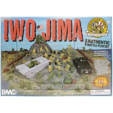 Bmc Toys 1/32 Iwo Jima Playset tan + Od 72pcs WWII 