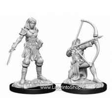 Dungeons & Dragons: Deep Cuts Unpainted Minis Female Human Fighter