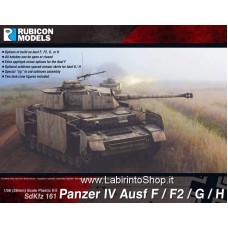 Rubicon Models 1/56 - 28mm Plastic Model Kit Panzer IV Ausf F / F2 / G / H
