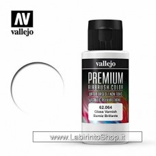 Vallejo Premium Airbrush Color 60ml 62.064 Gloss Varnish