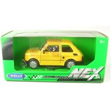 Welly - Nex 1/21 - Fiat 126 Gialla