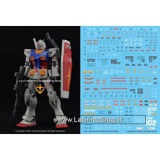 G-rework Decals for MG Rx-78-02 The Origin Gundam