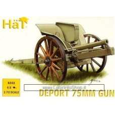 HAT HAT8242 Italian Deport 75mm Gun 1/72