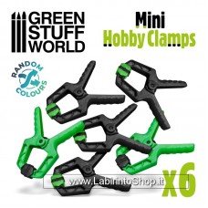 Green Stuff World Mini Hobby Clamps x6