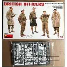 Miniart 1/35 British Officers Plastic Model Kit
