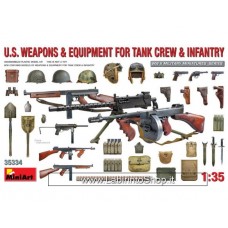 Miniart 1/35 U.S. Weapons and Equipement For Tank Crew and Infantry Plastic Model Kit