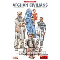 Miniart 1/35 Afghan Civilians Plastic Model Kit
