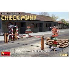 Miniart 1/35 Checkpoint Plastic Model Kit