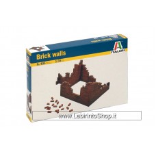 Italeri - 405 Brick Walls 1/35 Plastic Model Kit