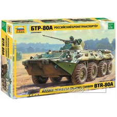 ZVEZDA 1/35 3560 Russian Armored Personnel Carrier BTR-80A  Plastic Model Kit